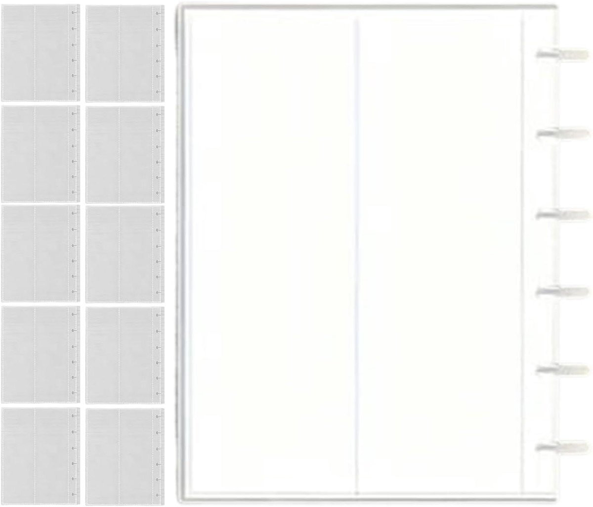 Fotostrip Album Paddenstoel - Verzamelalbum voor 2x6 inch foto's - Krasbestendig en transparant beschermhoes