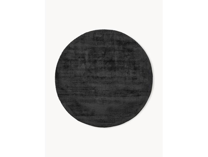 Tapis rond en viscose tissé main Jane