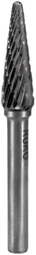 RUKO 116234 Frässtift Hartmetall Kegel 8 mm Arbeits-Länge 25 mm Schaftdurchmesser 6 mm