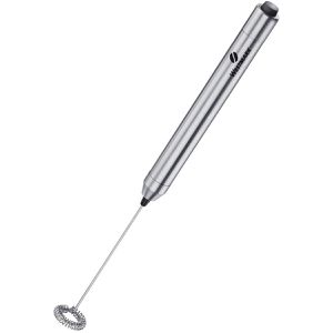 Westmark Milchaufschäumer Brasilia 24762260, elektrisch, Stab, batteriebetrieben, aus Edelstahl, silber