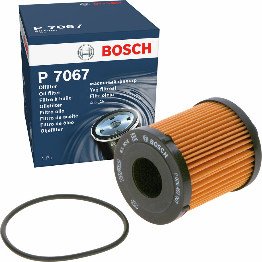 Bosch Ölfilter F 026 407 067 Filtereinsatz 100mm Für Ford Opel Lancia Fiat Chevrolet Vaughall Suzuki Tata Gurgel