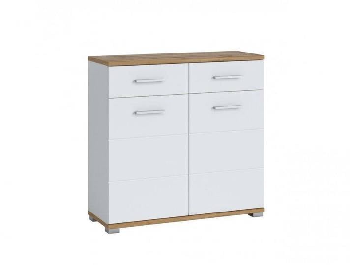 Commode Hola 90x88x33\,5 cm commode pour salon blanche