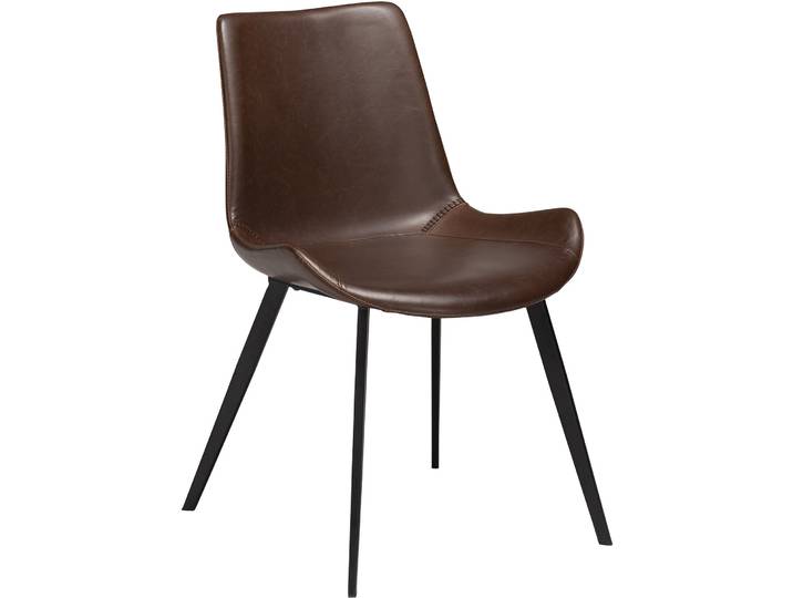 DAN-FORM Stuhl 2er-Set Hype Cocoa Kunstleder