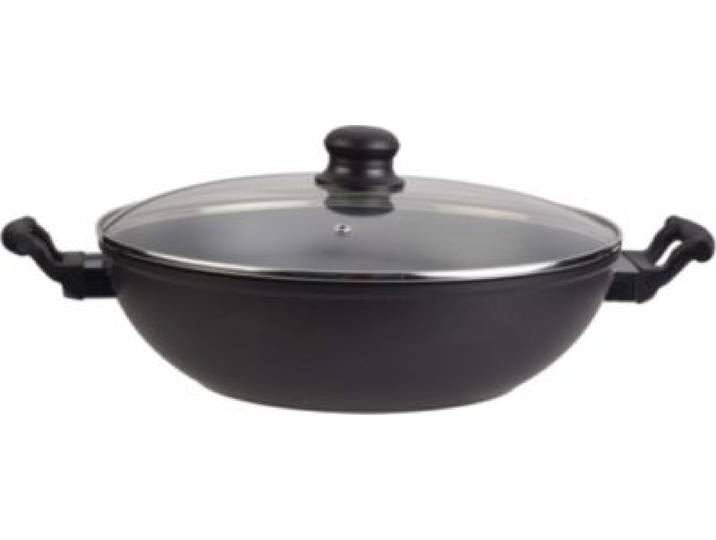 Essentielb - Wok Aluminium Forgé Noir Diam32cm