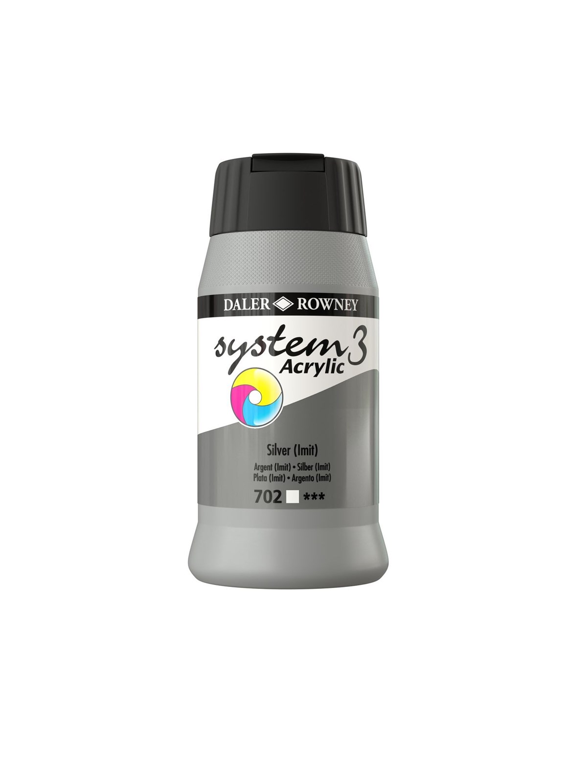 Daler-Rowney System3 500 ml Silver Hue