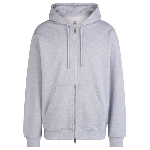 Rapha - Heavyweight Cotton Zip Hoodie - Sweat- & Trainingsjacke Gr S grau