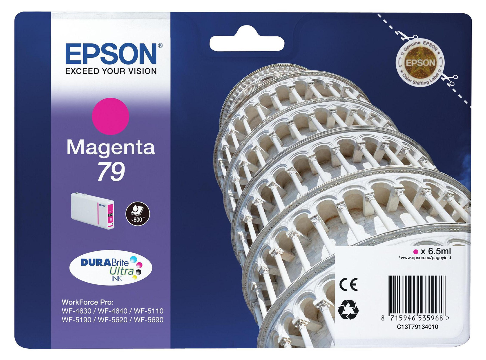 Epson DURABrite Ultra inktpatroon magenta type T7913