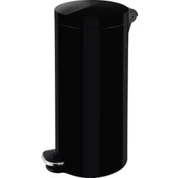 Helit Tretabfalleimer H2404395 Silberionen 30l schwarz
