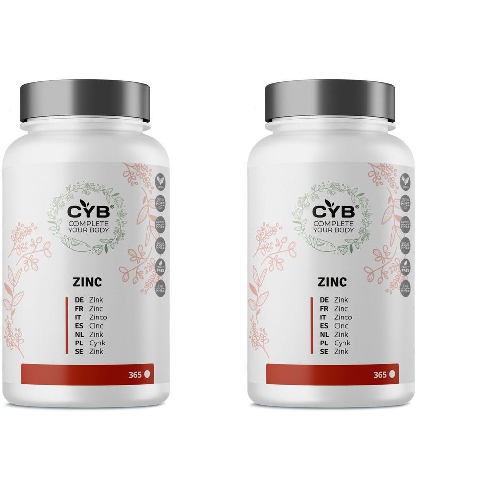 CYB Zink 25 mg hochdosiert vegan Tabletten 2x 2x365 St