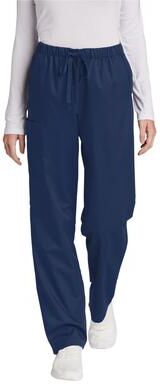 Wonderwink WW4550P Women's Petite WorkFlex Cargo Pant in Navy Blue size LP   Polyester Blend