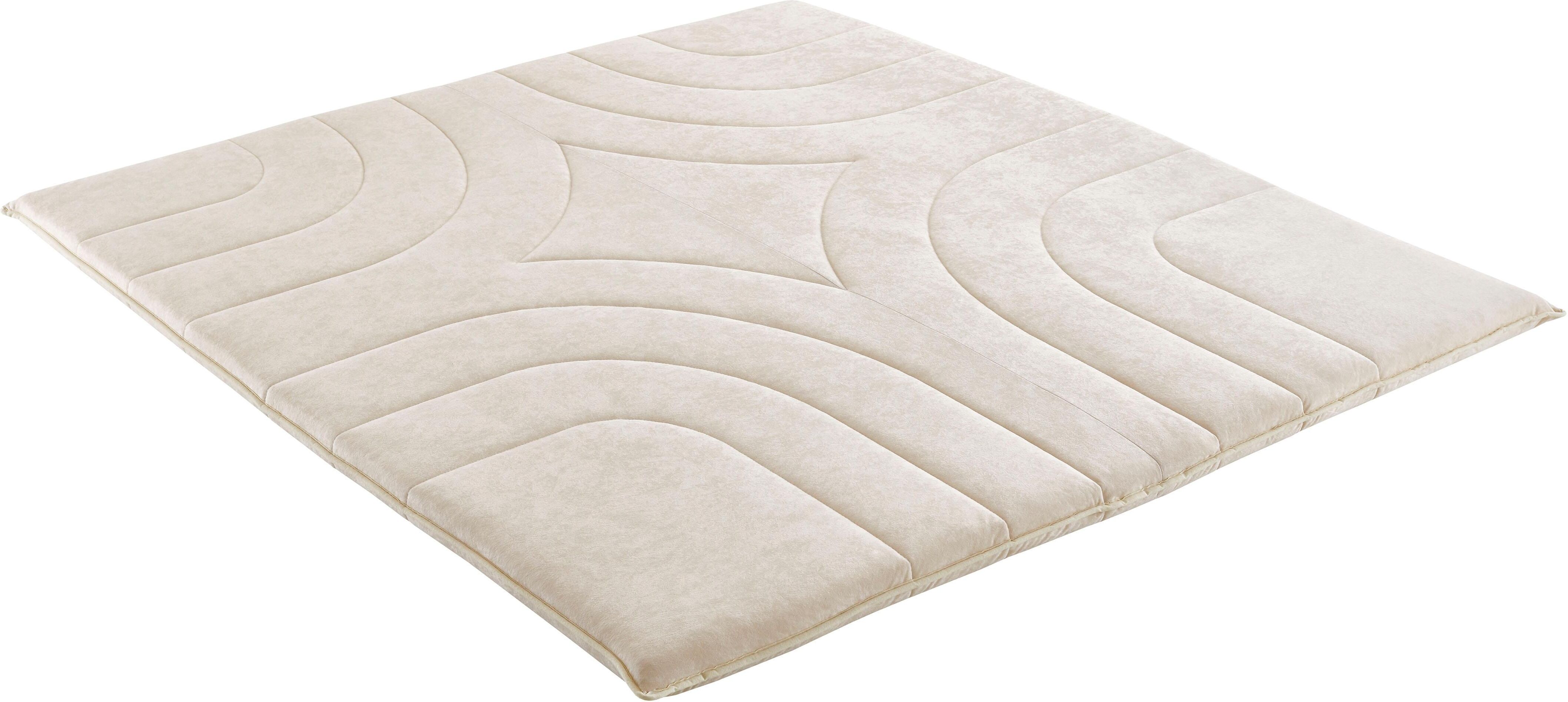 Topper "Colorado", beige, B:140cm L:200cm, Polyester, WESTFALIA SCHLAFKOMFORT, Topper, Topper, Kaltschaum-Topper beige B/L: 140cm x 200cm (1 Stk.)