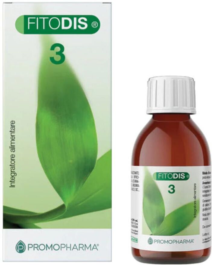 PROMOPHARMA SpA Fitodis 3 Gocce 50ml - Integratore Naturale a Base di Estratti Vegetali per il Benessere Essenziale