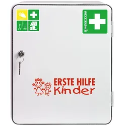 Verbandschrank Kindergarten, gefüllt