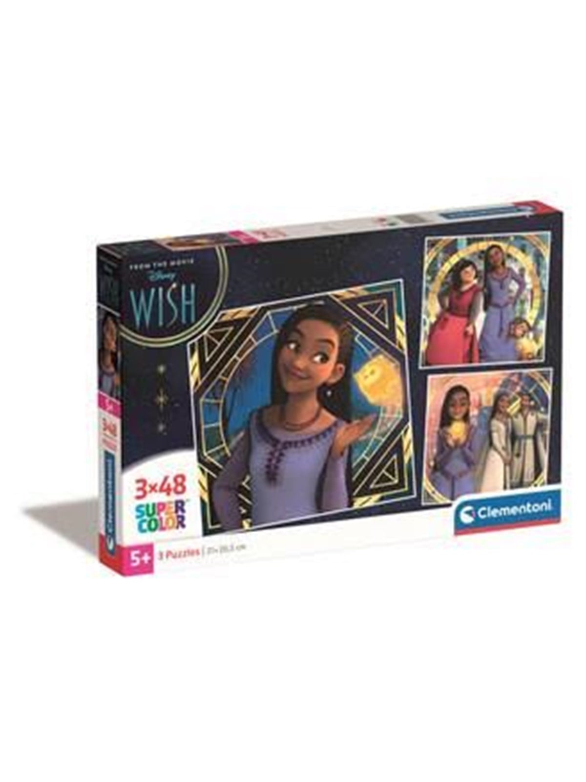 Clementoni Puzzle Square Disney's Wish, 3x48 Teile