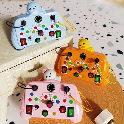 Smart Shopping Spot Montessori Busy Machine, Early Education Cognitive Game, Hand Eye Coordination Exploration Toys For Kids pink
