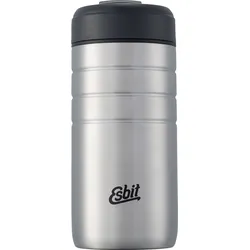 Esbit Majoris Thermobecher mit Klick-Verschluss 450 ml silber