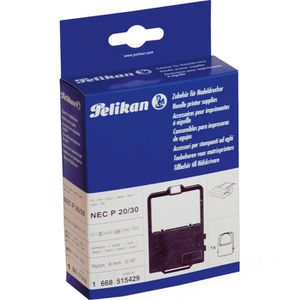 Pelikan Farbband 515429, Gr. 668, geeignet für Nec Schreibmaschinen, Nylon, schwarz