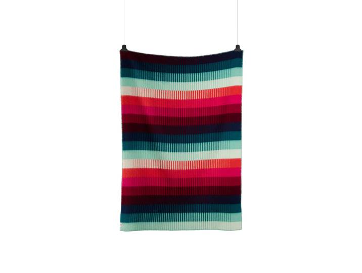 Røros Tweed Åsmund gradient Decke 135x200 cm Red-turquoise