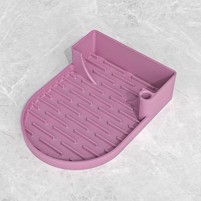 Uplift Treasures Silicone Tumbler Drying Rack Holder purple