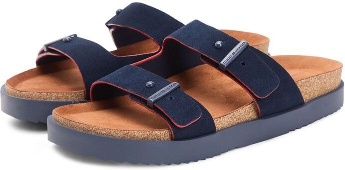 TOMMY HILFIGER Mules ajustables en cuir suède