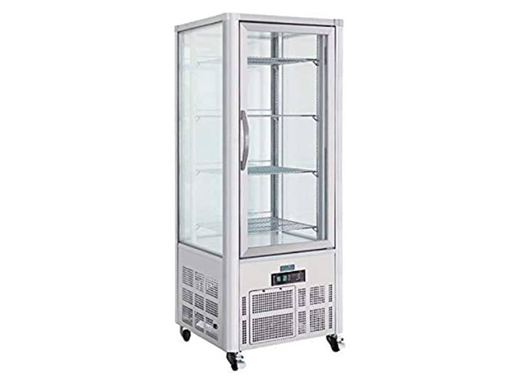Polar Patisserie Vitrine en acier inoxydable 400 litre Commercial réfrigérateur