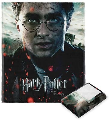 Harry Potter Deathly Hallows Pt 2 Silk Touch Throw Blanket