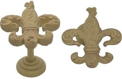 Urbanest Fleur de Lis Medallion Drapery Holdback, Set of 2
