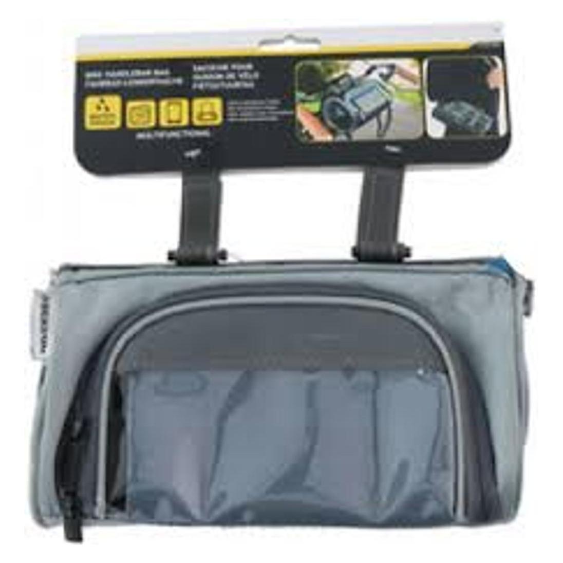 Dunlop Fahrradtasche mit Reissverschluss für Lenker (10 l, Lenkertasche) (2128016)