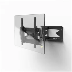 Hama TV-Wandhalterung, schwenkbar, neigbar, Diebstahlschutz, 165 cm (65"), 40 kg (Wand, 40 kg, 32" - 65"), TV Wandhalterung, Schwarz