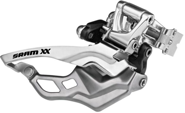 SRAM Deragliatore anteriore MTB  XX 2X10 a fascetta alta Bottom Pull
