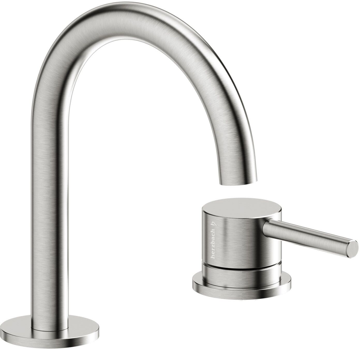 Herzbach DEEP IX Zweiloch-Armatur 14 cm ohne Ablaufgarnitur