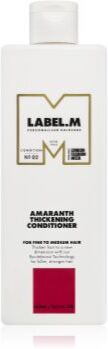 label.m Amaranth condicionador de espessamento para cabelo fino 300 ml. Amaranth