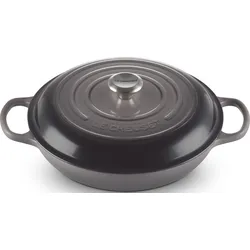 Gourmet Signature Topf 30 cm niedrig grau