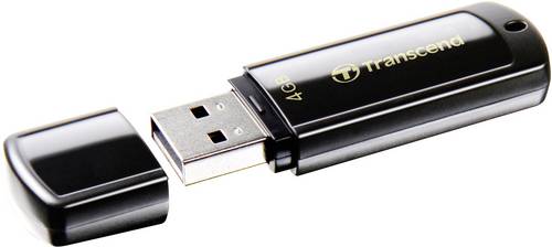Transcend JetFlash 350 USB-Stick 4GB Schwarz TS4GJF350 USB-A (USB 2.0)