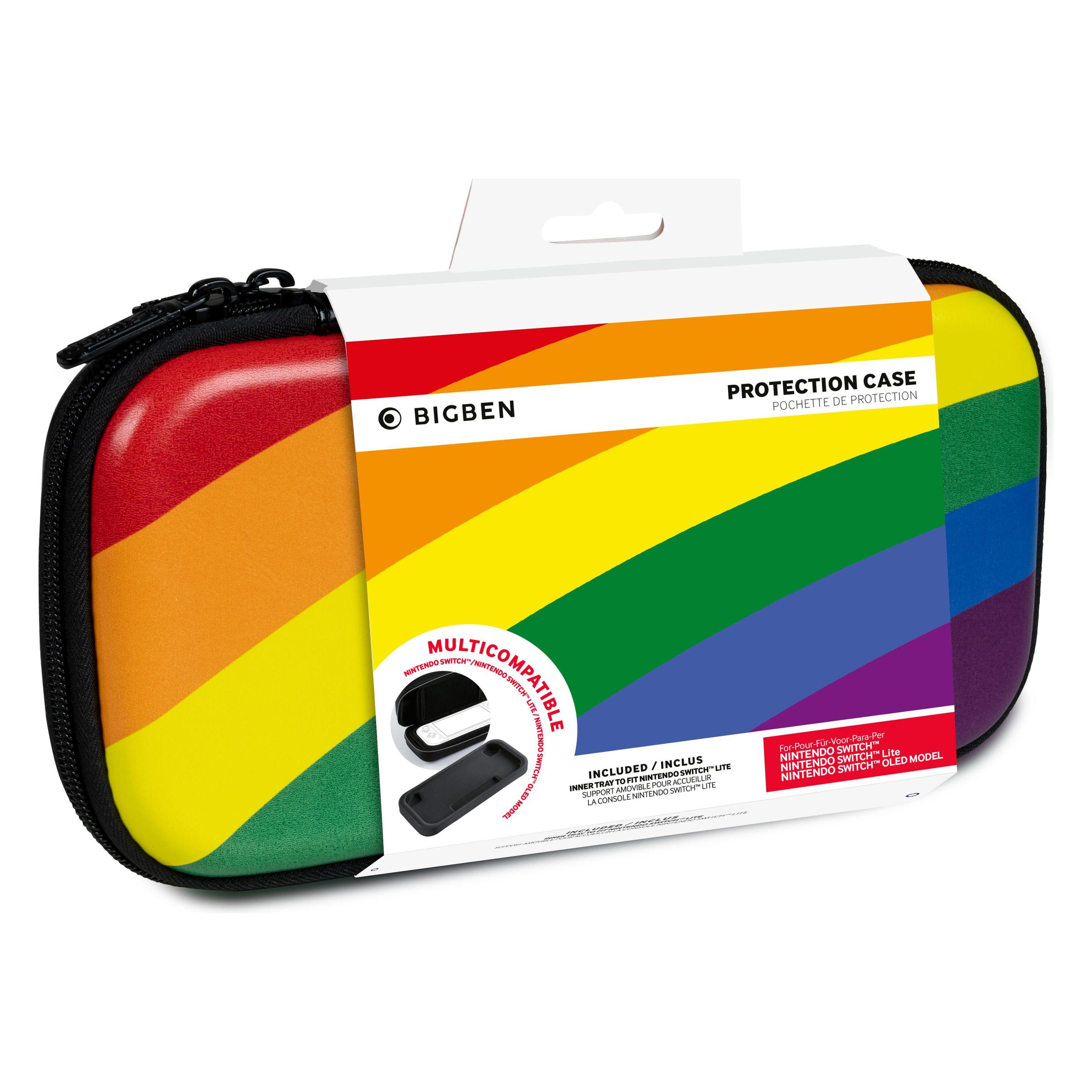 Bigben Protection Case - Rainbow (Switch, Switch Lite, Switch OLED) (BB017601)