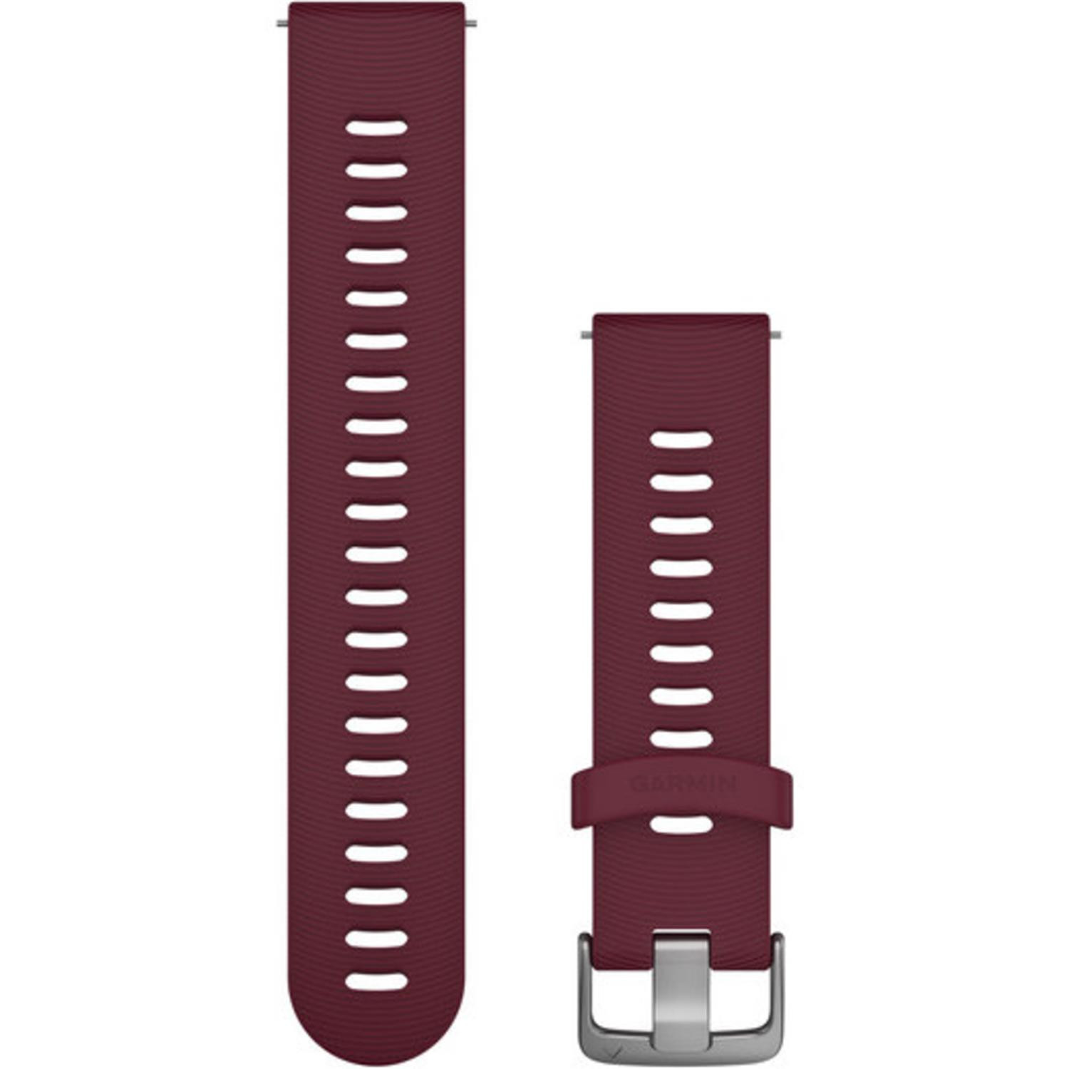 Garmin vervangende siliconen band, 20 mm, kersenrood