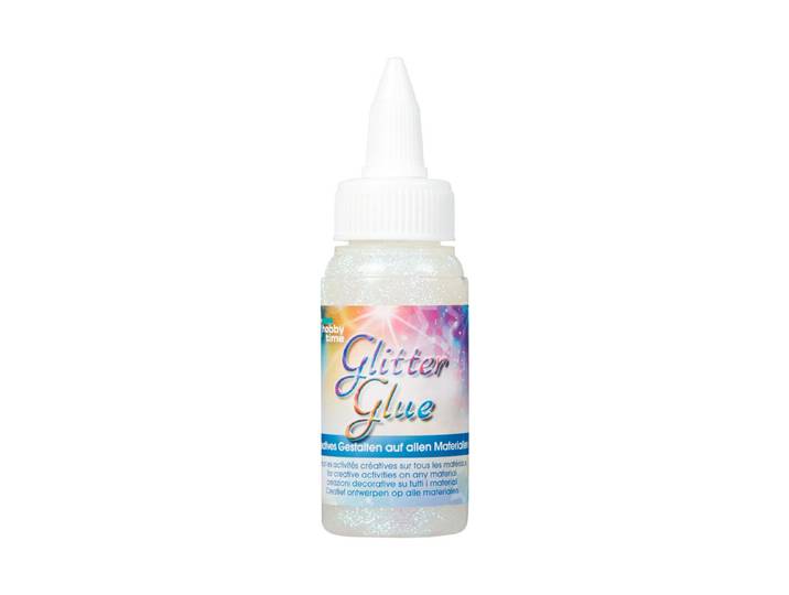 Glorex Glitterglue Weiss 60 ml