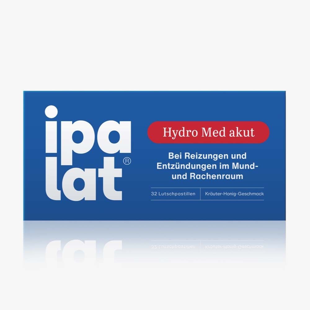 Ipalat Hydro Med akut Lutschpastillen 32 St