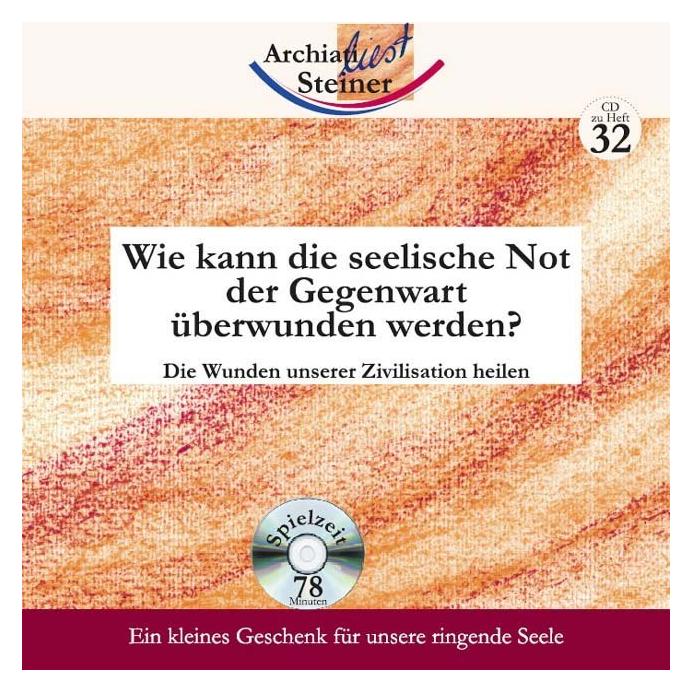 Rudolf Steiner Steiner,R.:Wie kann d.seel.Not.,CD-A. (Rudolf Steiner) (43796103)