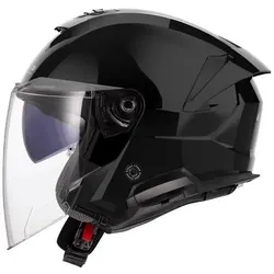 LS2, Motorradhelm, OF618 VERSO II SOLID Jethelm schwarz 3XL (3XL)