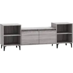 vidaXL TV-Schrank Grau Sonoma 160x35x55 cm Holzwerkstoff