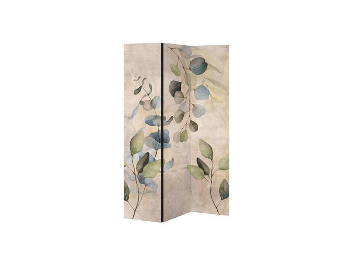 SPACEREBELS Paravent SOFT EARTHEN EMBRACE (1 St), Raumteiler mit 3 Paneelen, beidseitig bedruckt, 114 x 168 cm