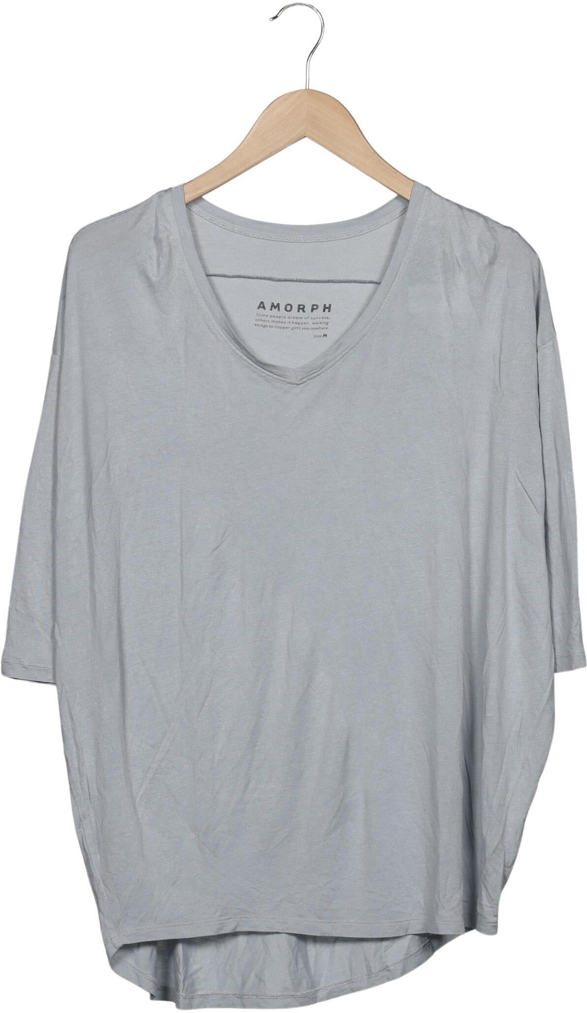 Amorph Damen T-Shirt, Grau, Gr. M, Modal - Second Hand