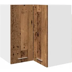 vidaXL Eck-Hängeschrank Lyon Altholz-Optik 57x57x60 cm Holzwerkstoff