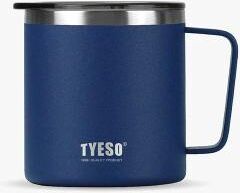 Uplift Essentials Stainless Steel Insulated Coffee Mug With Handle blue