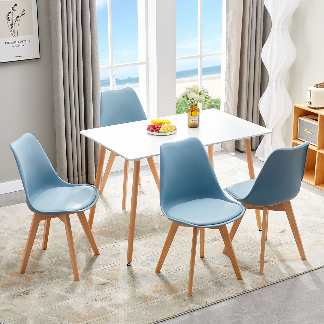 Fjørde & Co Benno 4 - Person Dining Set Light Blue 4