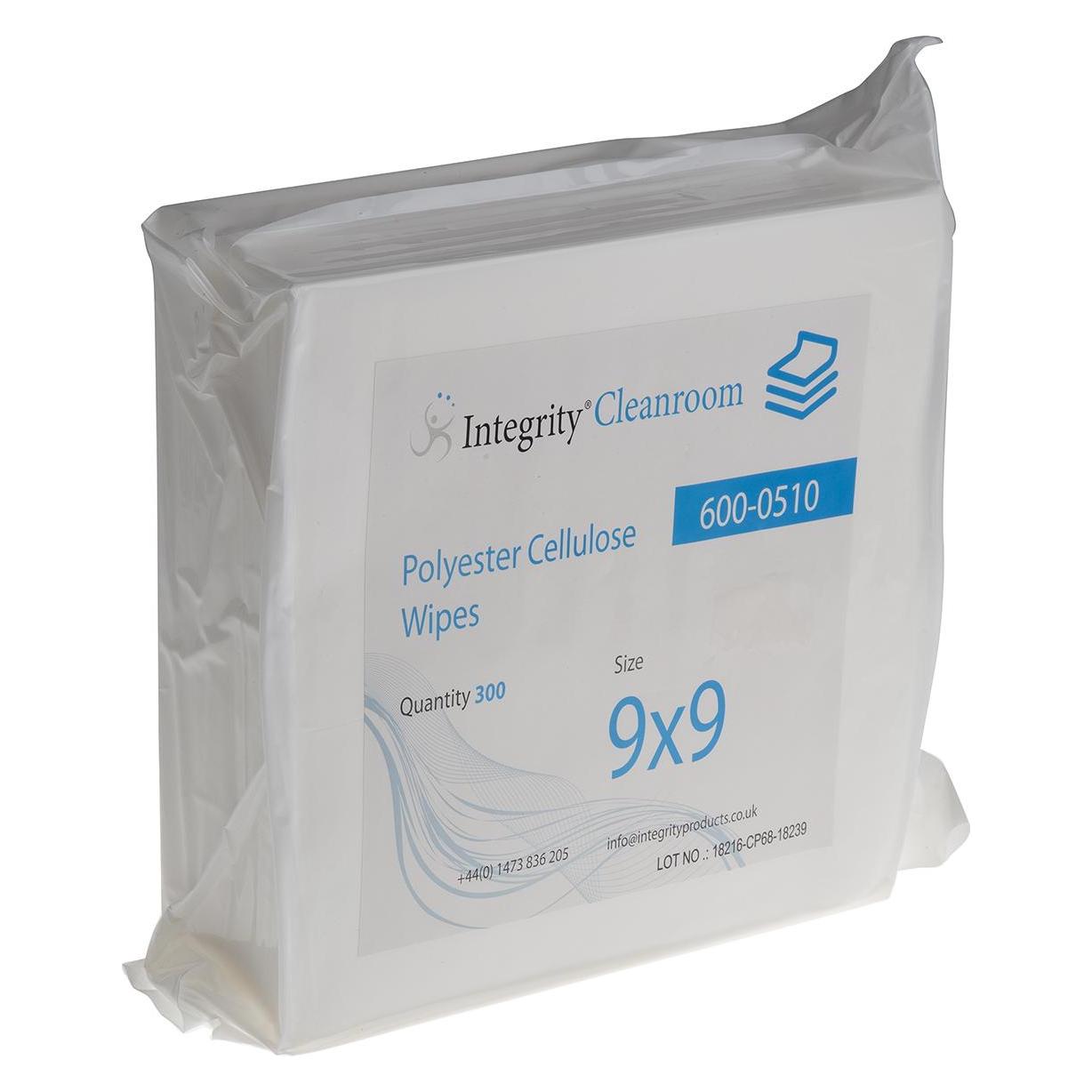 RS PRO Cleanroom Poly/Cellulose Dry Wipes,300 (300 Stk.) (8295130)