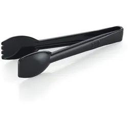 Essentials WAS Germany - Salatzange Set, 23 cm, schwarz, Set á 6 Stück, Polycarbonat