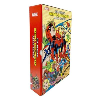 Die besten Marvel-Geschichten aller Zeiten: Marvel Treasury Edition, Gebundene Ausgabe von John Romita Jr.,John Romita Sr.,Stan Lee,Russell