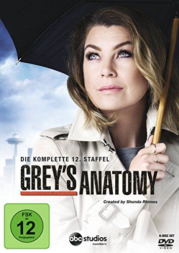 Patrick Dempsey - Grey's Anatomy: Die jungen Ärzte - Die komplette 12. Staffel [6 DVDs] - Preis vom 09.10.2026 07:28:09 h